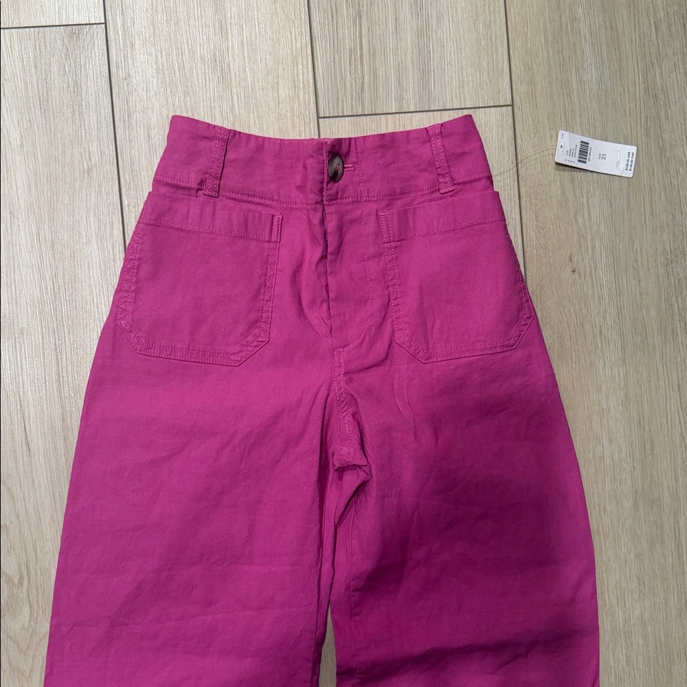 *Anthropologie The Colette Magic Fabric Crop Wide Leg Pants - Picture 7 of 7